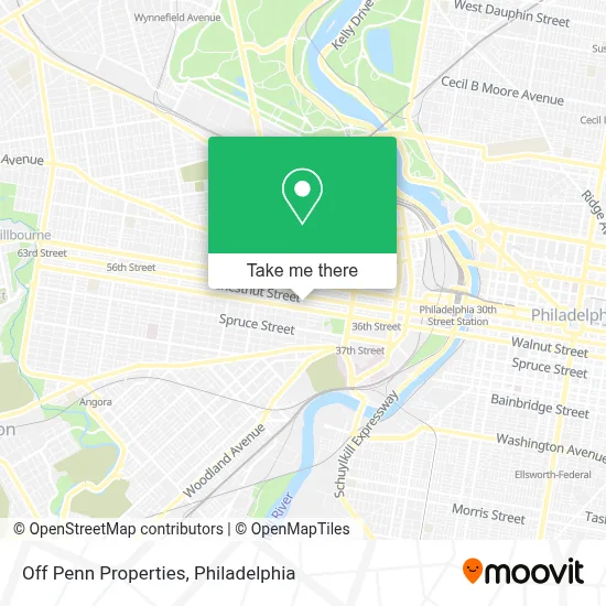 Off Penn Properties map