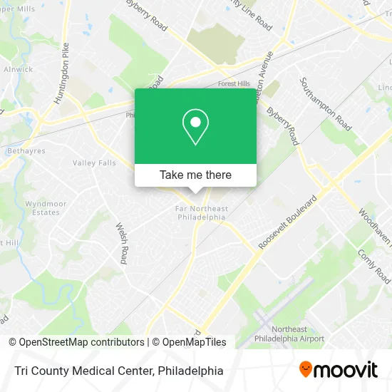 Tri County Medical Center map