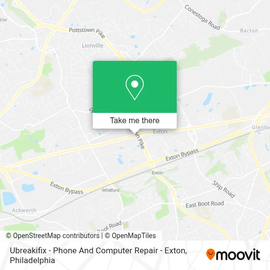 Ubreakifix - Phone And Computer Repair - Exton map