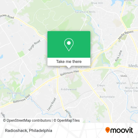 Radioshack map