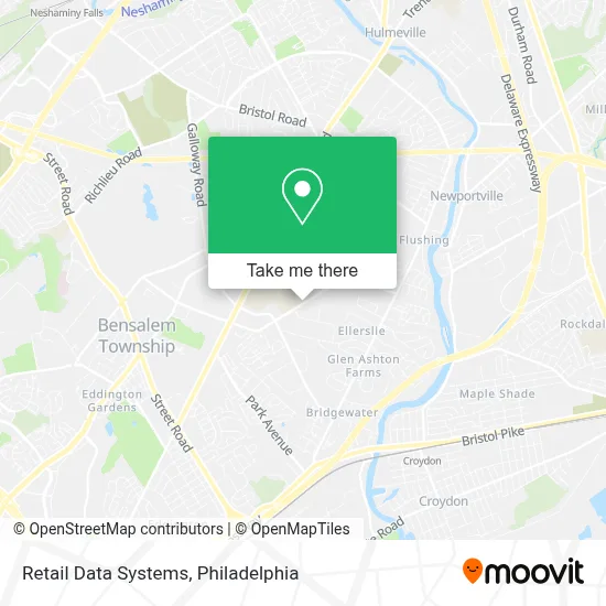 Retail Data Systems map
