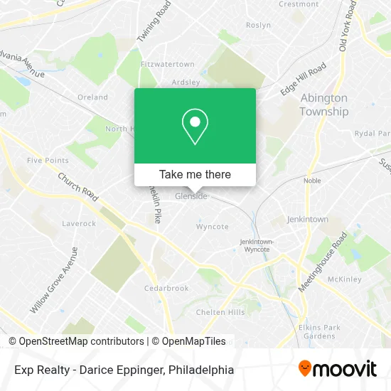 Exp Realty - Darice Eppinger map