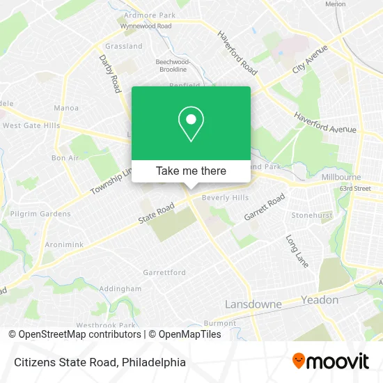 Citizens State Road map