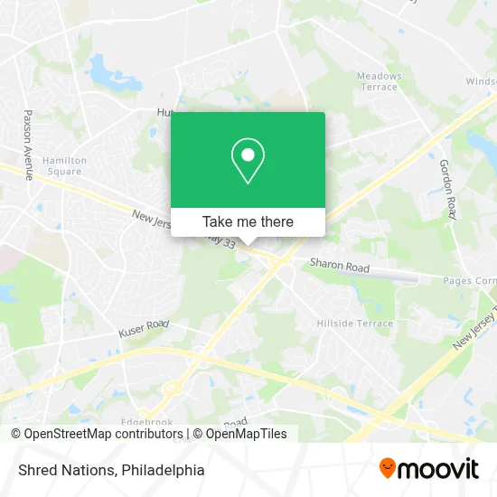 Shred Nations map
