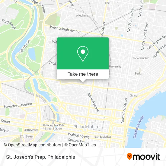St. Joseph's Prep map