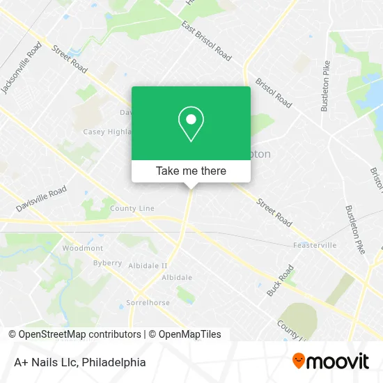 A+ Nails Llc map