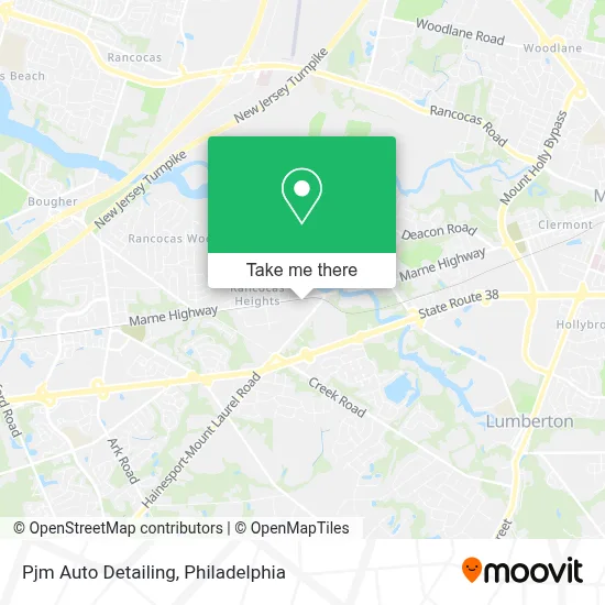 Pjm Auto Detailing map