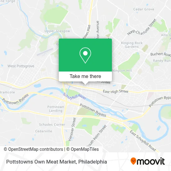 Pottstowns Own Meat Market map