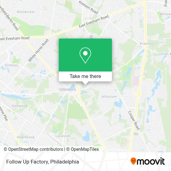 Follow Up Factory map