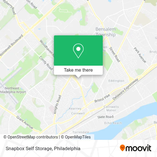 Snapbox Self Storage map