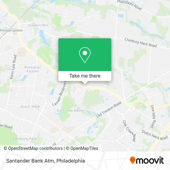 Santander Bank Atm map