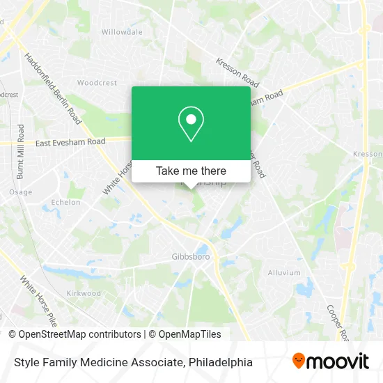 Style Family Medicine Associate map