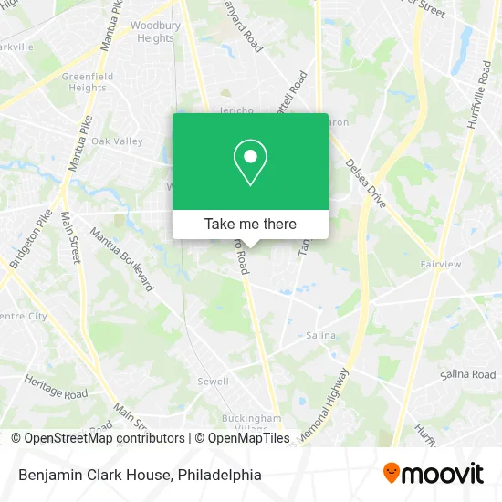 Benjamin Clark House map