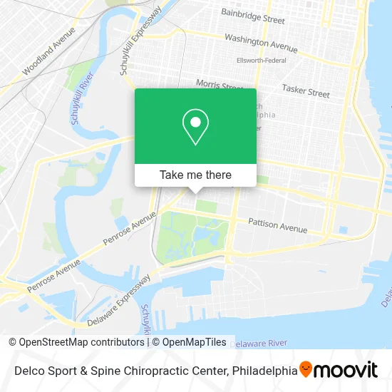 Delco Sport & Spine Chiropractic Center map