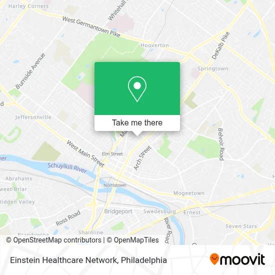 Einstein Healthcare Network map