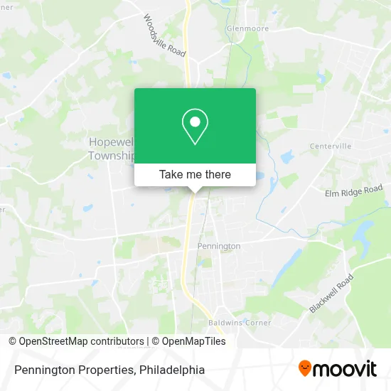 Pennington Properties map