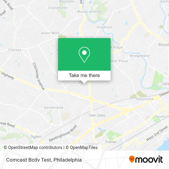 Comcast Bcdv Test map