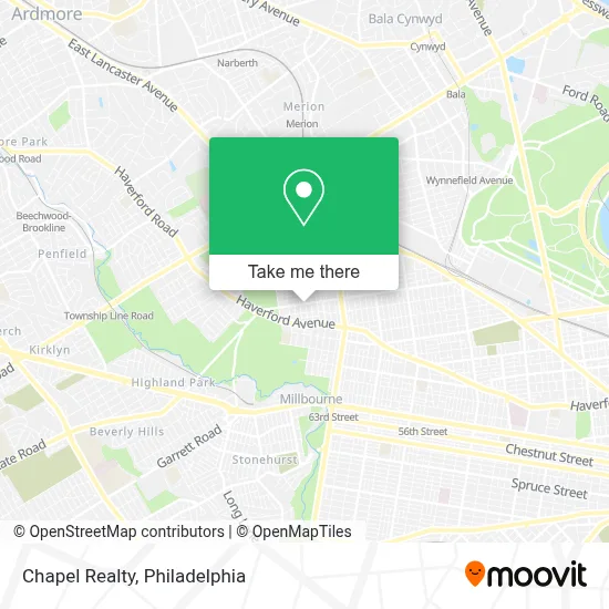 Chapel Realty map