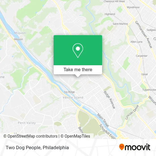 Two Dog People map