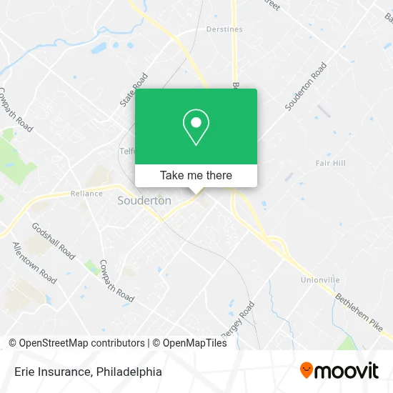 Erie Insurance map