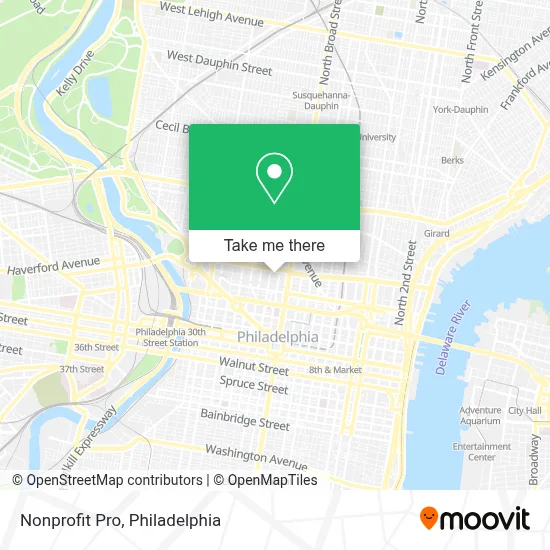 Nonprofit Pro map