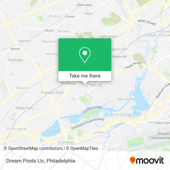 Dream Pools Llc map