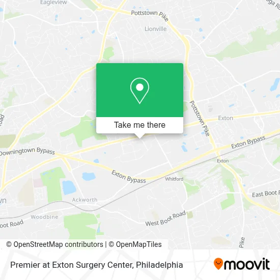 Premier at Exton Surgery Center map