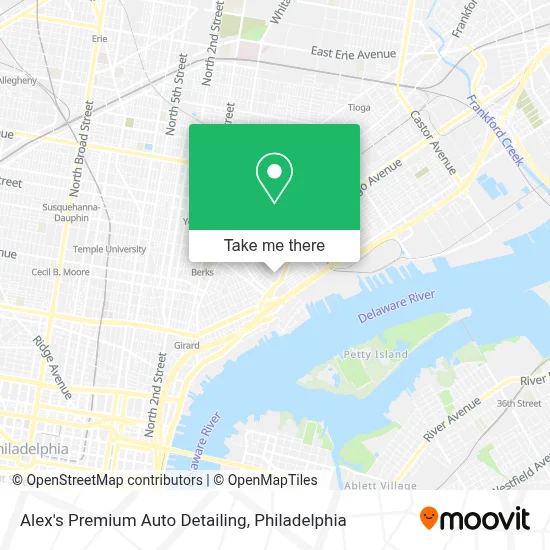 Alex's Premium Auto Detailing map