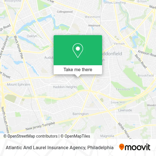 Atlantic And Laurel Insurance Agency map