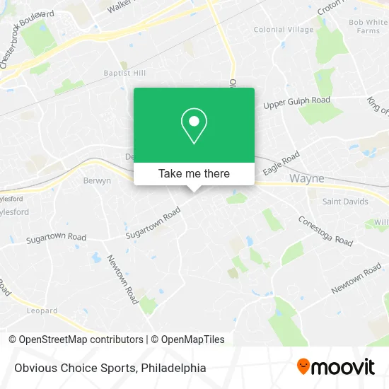 Obvious Choice Sports map
