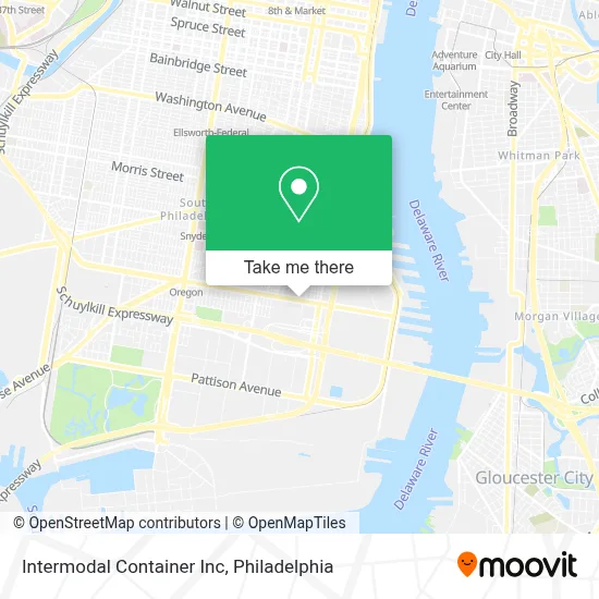 Intermodal Container Inc map