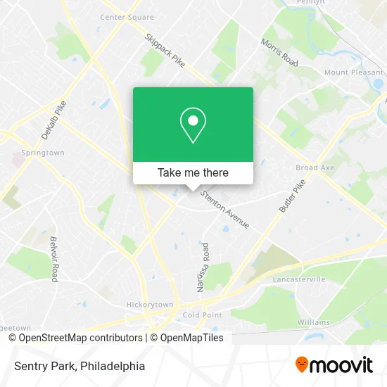 Sentry Park map