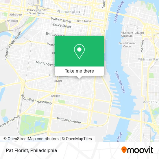 Pat Florist map