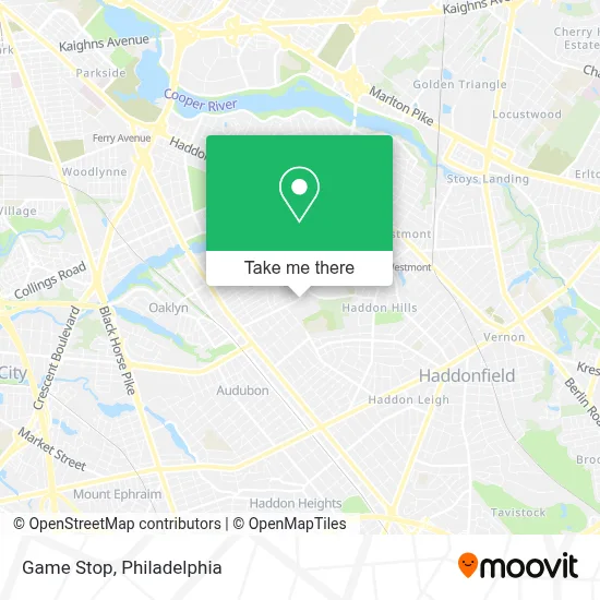 Game Stop map