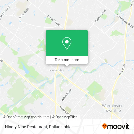 Ninety Nine Restaurant map