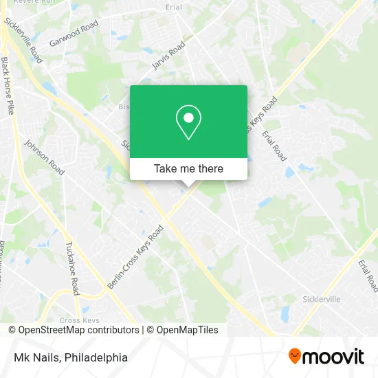 Mk Nails map