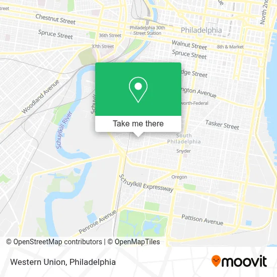 Western Union map