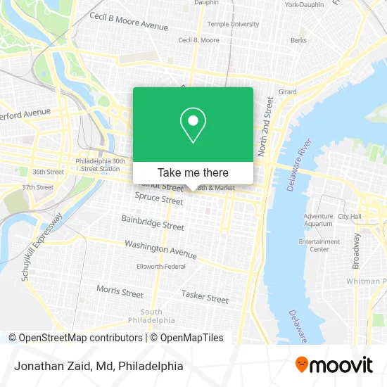 Jonathan Zaid, Md map