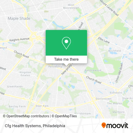 Cfg Health Systems map