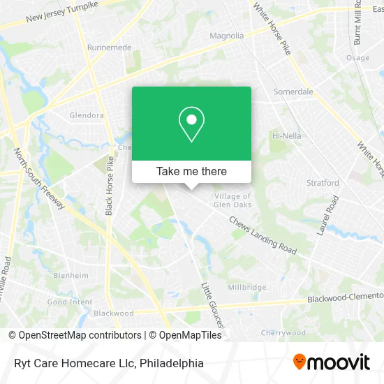 Ryt Care Homecare Llc map