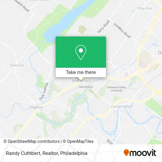 Randy Cuthbert, Realtor map
