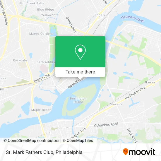 St. Mark Fathers Club map