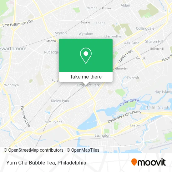 Yum Cha Bubble Tea map