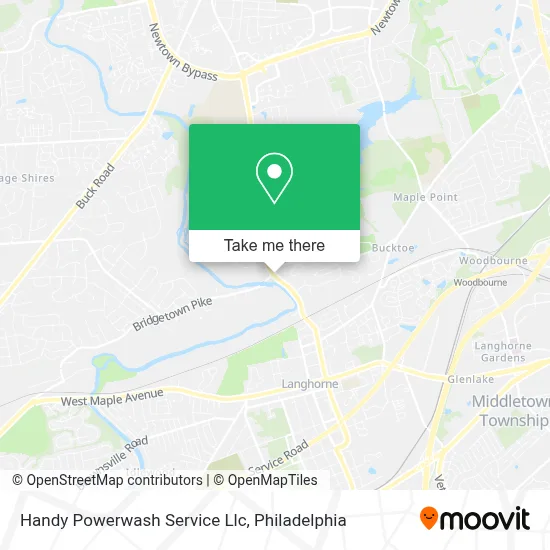 Handy Powerwash Service Llc map