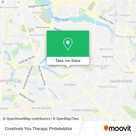 Creatively You Therapy map