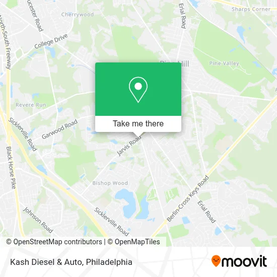 Kash Diesel & Auto map