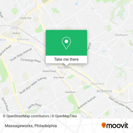 Massageworks map