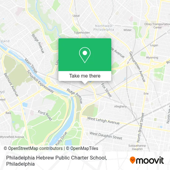 Philadelphia Hebrew Public Charter School map