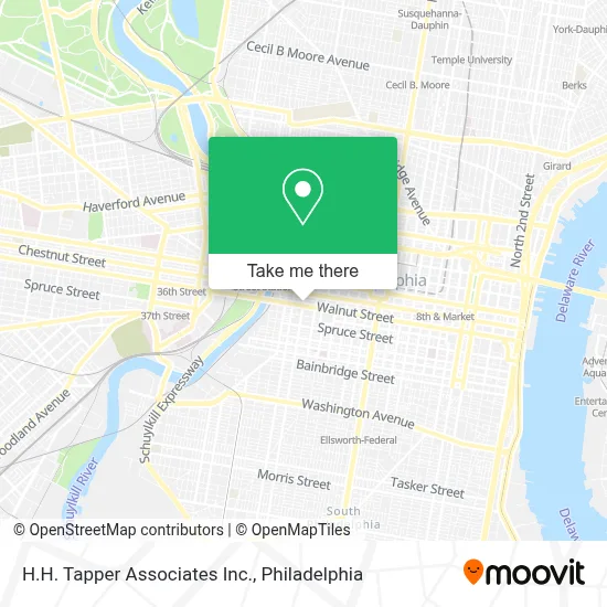 H.H. Tapper Associates Inc. map