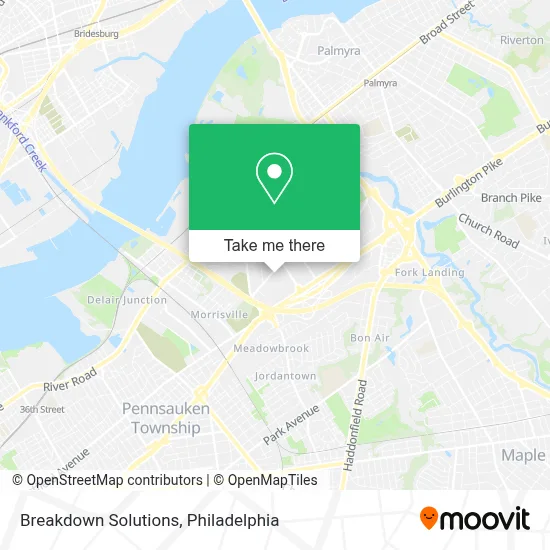Breakdown Solutions map